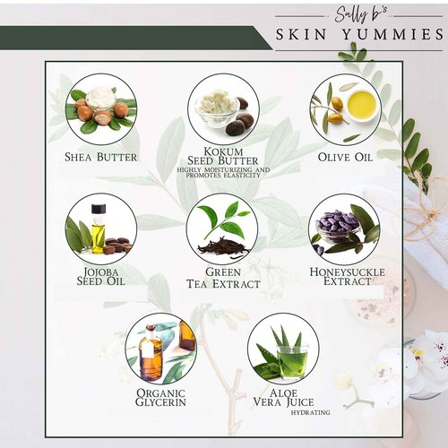 Sally B’s Lavender Hand Cream – Hydrating & Nourishing Formula for Dry Skin – Shea Butter, Jojoba & Olive Oil – EWG Verified – 4 oz