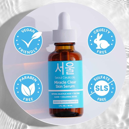 Zombie Acne Kit - Korean Skin Care Treatment for Acne Prone Skin - Rapid Action Salicylic Acid, Tea Tree & Clove For Even Skin Tone