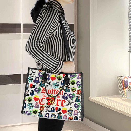 LEVLO Jay Cosmetic Make Up Bag Carlos Fans Gift Rotten to the Core Mal Makeup Zipper Pouch Bag Jay & Mal Movie Merch (Core LT)