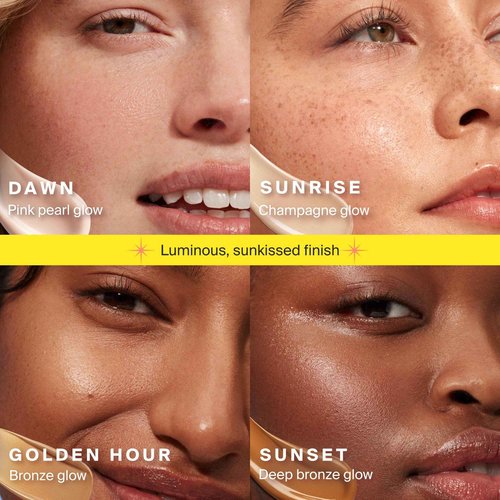 Supergoop! Glowscreen SPF 40, Sunrise (Champagne Glow) - 1.7 fl oz - Glowy Primer + Broad Spectrum Tinted Sunscreen - Helps Filter Blue Light - Hydration - Hyaluronic Acid & Vitamin B5