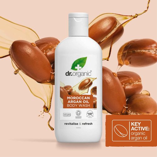 dr.organic argan body wash bagno doccia detergente corpo 250 ml by Dr. Organic