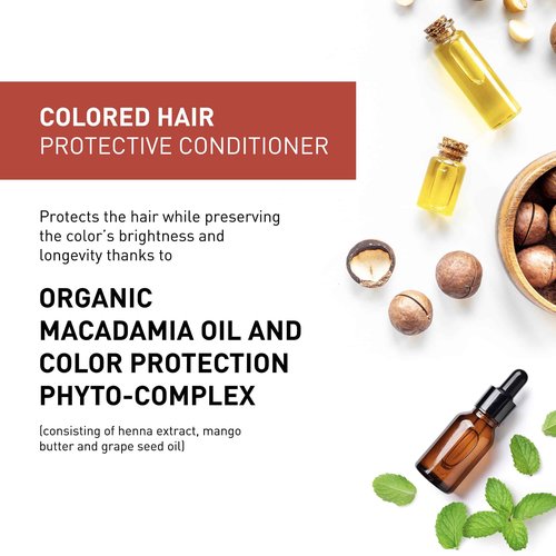 Insight Clean Beauty Colored Protective Hair Conditioner, Organic Henna Extract, Vegan, 13.5 fl oz