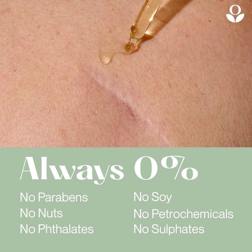 Balmonds Scar and Stretch Mark Oil 50ml - 100% Natural Blend of Rosehip, Borage and Sea Buckthorn Oils - Helps Improve The Appearance of Scars, Uneven Skin Tone, Acne Scars & Stretch Marks - (1.7 oz)