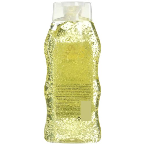 La Looks Gel #9 Mega Mega 20 Ounce (Yellow) (591ml) (6 Pack)