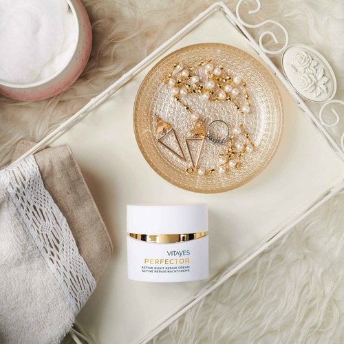 VITAYES Moisturizing Night Cream for Face with Vitamin C for Dark Spots, Fine Lines, Wrinkles, Even Tone and Acne Scar Removal, Hydrating & Brightening Skin for Women and Men