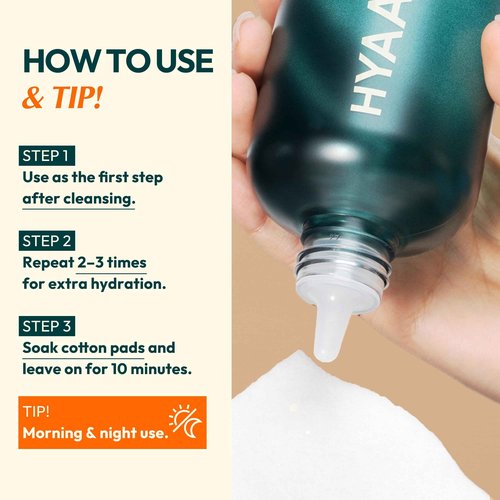 HYAAH Licorice First Essence - Korean Hydrating Toner - Licorice Extract, Hyaluronic Acid and Allantoin - Soothing for Sensitive Skin - Alcohol Free for Sensitive Skin, 6.76 fl.oz
