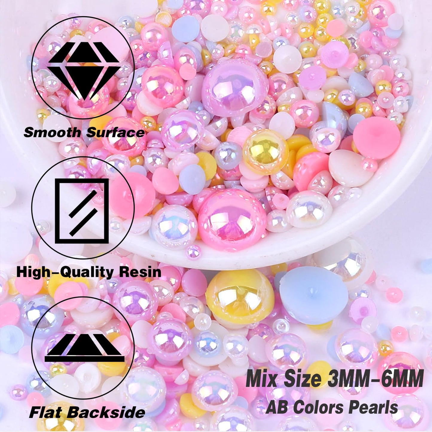 RODAKY Resin Rhinestones Kits 2/3/4/5mm Flatback Jelly Rhinestones Bulk Bedazzling Crystal Gems Beads Stone for Manicure DIY Crafts Mugs Bottles Tumblers Clothes Face Makeup (A-Set 1)