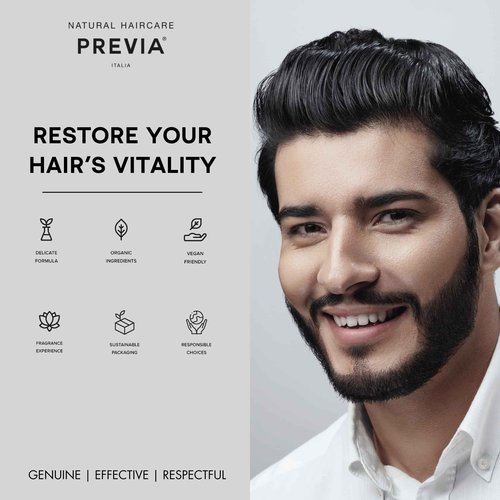 PREVIA Extra Life - The Virtuous Scalp Ritual Scalp Peeling | Exfoliating Action with Apricot Kernel & Vitamins | Removes Dead Cells | Deeply Cleanses Scalp | 5.07 Floz