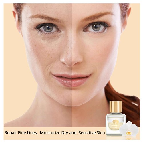 NYWOW O Orchid Hydration Facial Oil Revitalized Toned Treatment Repair Nourish Activating Face Oil with Pure Plant-Derived for Dry and Sensitive Skin 0.23 fl.oz