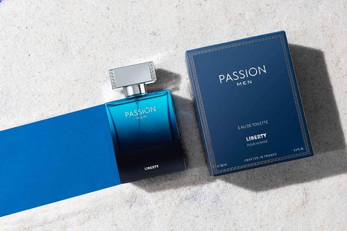 Liberty Luxury Passion Perfume for Men (100ml/3.4Oz), Eau De Toilette (EDT) Spray, Designed in France, Spicy Notes