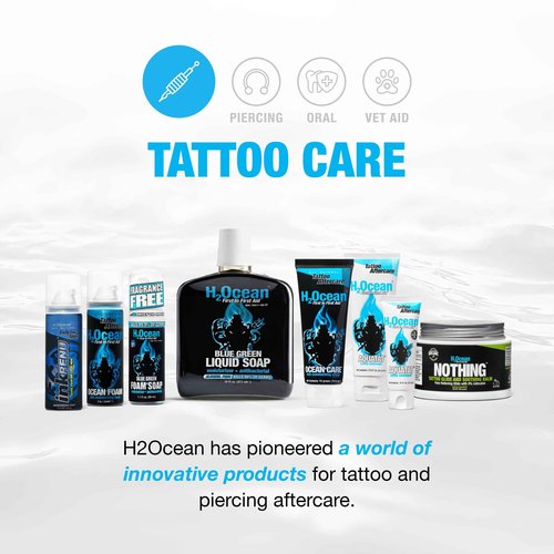 H2Ocean Surfers Choice SPF 50 Spray - Quick-Drying Sunscreen Spray for Tattoo Aftercare & UV Protection - Reef-Safe Sun Protection for All Ages - 6 oz (Pack of 2)