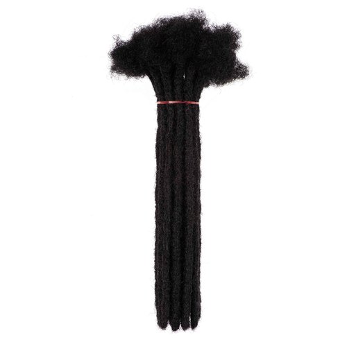 Linkmai 16 Inch Afro Kinkys Bulk Human Hair for Dreadlocks Making, Repairing and Extending,100% Afro Kinky Curly Human Hair Bulk Best Range100g/Pack Can be Dyed