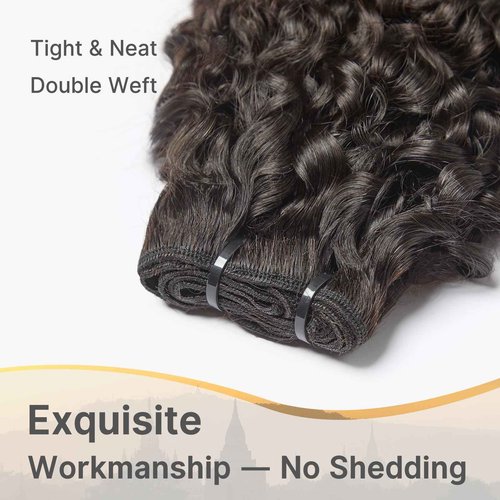 ASHINE Tight Curly Burmese Raw Human Hair Bundles – Unprocessed 100% Human Hair Single Bundle 14 Inch