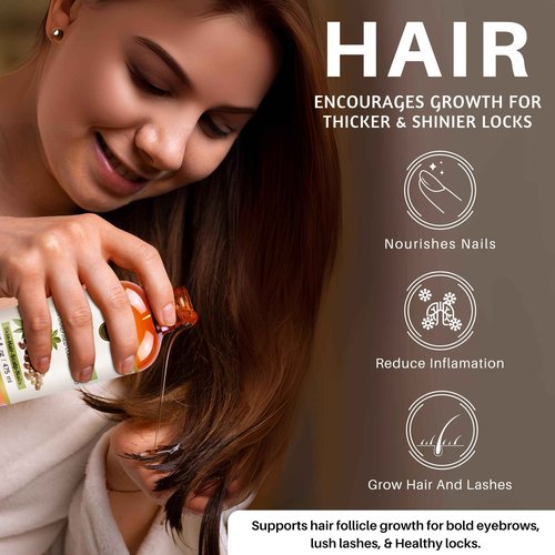 Castor Oil Organic - Cold Pressed USDA Certified, for Hair Growth Hexane-Free Extra Virgin for Skin Castor Oil Pack Stimulates Lashes & Eyebrows, 100% Pure - 16oz Glass Bottle