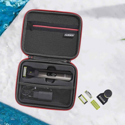 RLSOCO Hard Case Compatible With Philips QP6530/70,QP6530/80,QP6531/70, QP6550/70,QP6520/70,QP6510/20 Hybrid Electric Trimmer (Case Only)