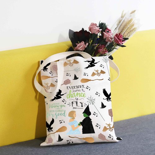 TSOTMO Musical Lover Gift For Best Iadybro Musical Inspired Musical Makeup Bag Musical Theatre Gift(to fly tote)