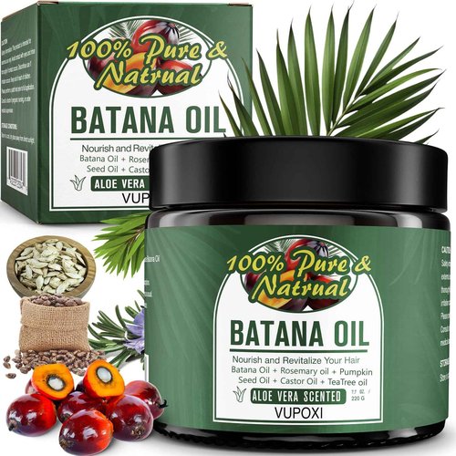 5-in-1 Batana Oil for Hair Growth | Liquid Blend with Rosemary, Pumpkin, Tea Tree, Castor Oil - 180mL (6.3 fl.oz)