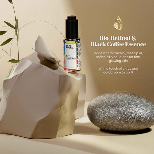 Bio-Retinol & Black Coffee Contouring Essence – Anti Wrinkle Retinol, Skin Care Must Haves for Nourishment and Lifting, Sun Damaged Skin Repair Face
