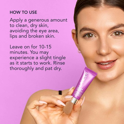 Lancer Skincare Caviar Lime Acid Peel On the Go, Retinol Facial Chemical Peel with Brightening Glycolic Acid, Travel Size, 0.5 Fluid Ounces