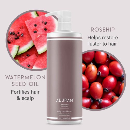 ALURAM Coconut Water Daily Conditioner for Men and Women, Clean Hydration and Shine for All Hair Types, 33.8 Fl Oz
