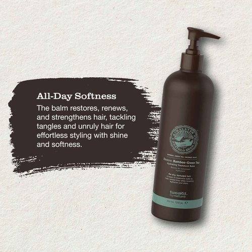 Tweak’d by Nature - Restore Bamboo-Green Tea Hydrating Leave In Hair Treatment, Strengthening Hair Serum, Invigorating Green Tea, Bamboo, and Coconut Scent, Cruelty Free (12 ounces)