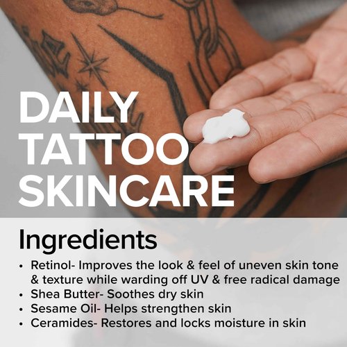 Mad Rabbit Tattoo Aftercare Soothing Gel & Moisturizer + Replenish Tattoo Body Lotion Bundle