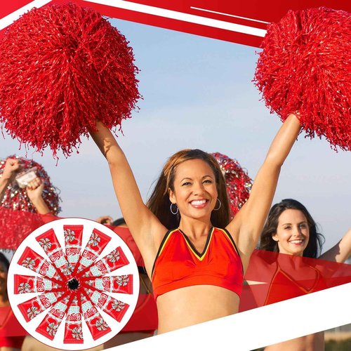 Dansib 24 Pcs Cheer Team Homecoming Gifts Bulk Hand Cream Lotion Cheerleader Goodie Bag Stuffers Cheerleading Party Favors for Women Football Basketball Season Senior Night Items(Red)