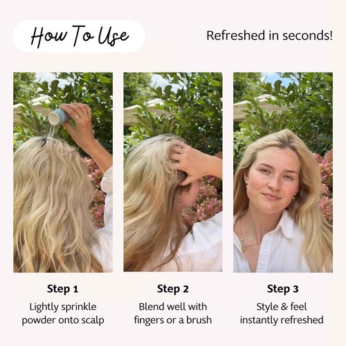 Slo | Natural Dry Shampoo Powder For Dark Hair - All Natural Ingredients, Vegan & Cruelty Free, Talc-Free Blend, Paper Packaging | Light Hair Lavender + Ylang Ylang | 2 Pack (2 x 1.23oz/35g)