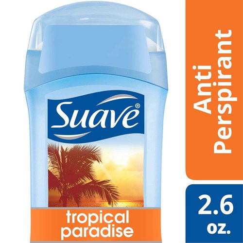 Suave Antiperspirant Deodorant, Tropical Paradise 2.6 Ounce (Pack of 4)