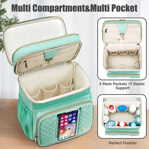 Tealari Large Toiletry Bag for Women Men,Bathroom Bag,Water Resistant Shower Bag,Makeup Bag,Portable Shower Caddy for College Dorm,Hanging Travel Toiletry Bag with Transparent Waterproof Phone Pocket