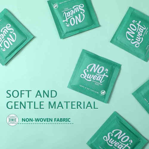 Timgle 150 Pcs Mini Travel Deodorant Wipes Individually Wrapped Armpit Antiperspirant Deodorant Sweat Body Wipes for Women Men Teens Sports Travel Clean Skin Underarm Excessive Sweating(Fresh)