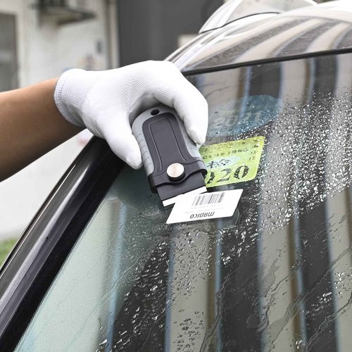 FOSHIO 600PCS Stainless Steel Single Edge Razor Blades, Individually Wrapped Blades for Razor Blade Scraper, Removing Labels, Stickers, Decals, Gasket, Cleaning Glass Stove Top, Window