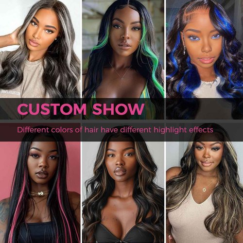 Lashey Ombre Balayage Ash Brown Highlighted Honey Blonde Seamless Clip in Hair Extensions Human Hair with Natural Black Dark Roots 4pcs 48g Highlight Effect Hair Extensions 20 Inch Straight Hair