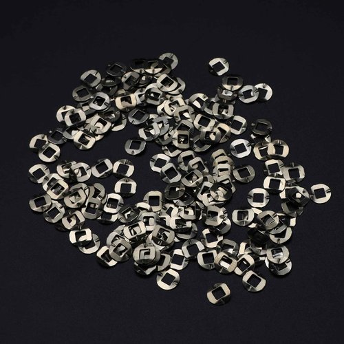 TorSor 15 Pack Hair Cutting Scissors Clicker Plate Replacement Internal Single Layer Stainless Steel Gasket Washer For Hairdressing Scissor Repair Parts Barber Thinning Shears 5 Different Sizes