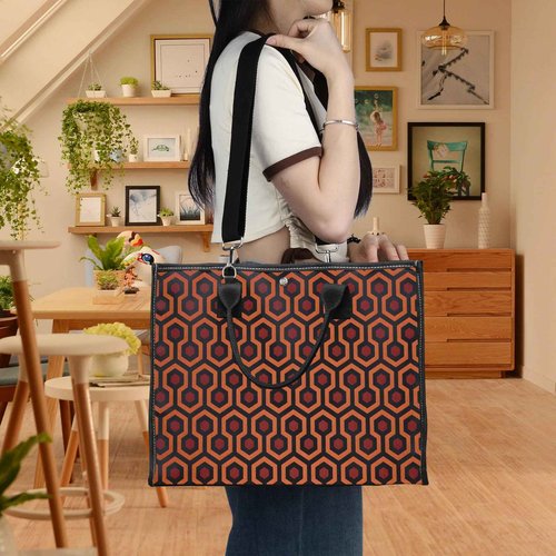 BWWKTOP Overlook Hotel Cosmetic Makeup Bag Horror Movie Inspired Gifts Overlook Hotel Travel Zipper Pouch Bag (Shinibag BL BG)