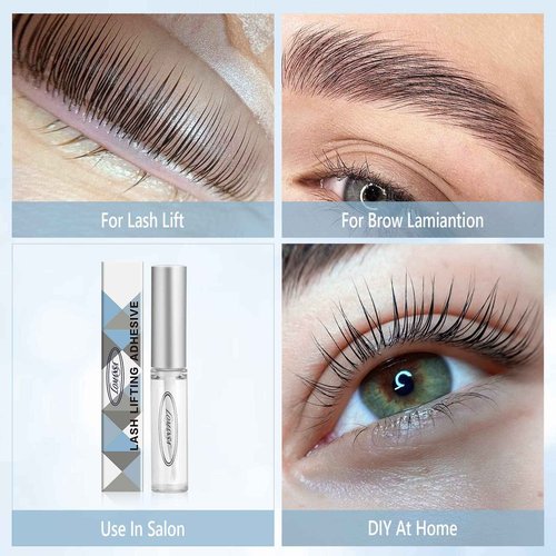 Lomansa Lash Lift Glue 1PCS, Lash Lift Adhesive, Eyelash Perm Glue for Lash Lifting and Curling Strong Sticky Hold Eyelash Perm