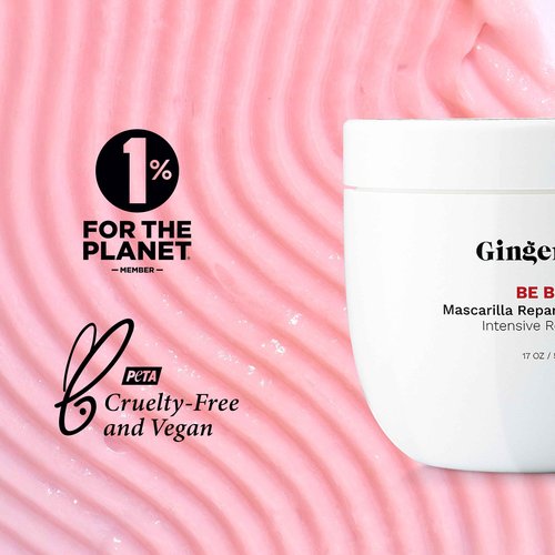 Ginger Milk Natural Care Intensive Repair Hair Mask for Dry / Damaged Hair due to Coloring, Chemical Processes, hot styling tools and dryers | BE BOLD