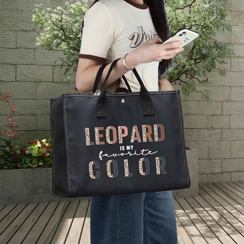 BWKTOP Leopard Lovers Cosmetic Makeup Bag - Leopard Fans Gifts - Zipper Pouch Bag For Women & Girls