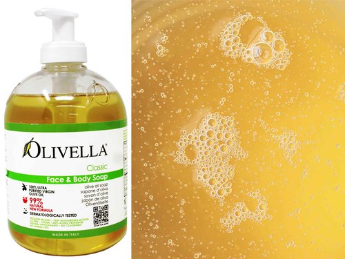 Olivella Face & Body Soap Bath Soaps 16.9 oz (Pack of 2)