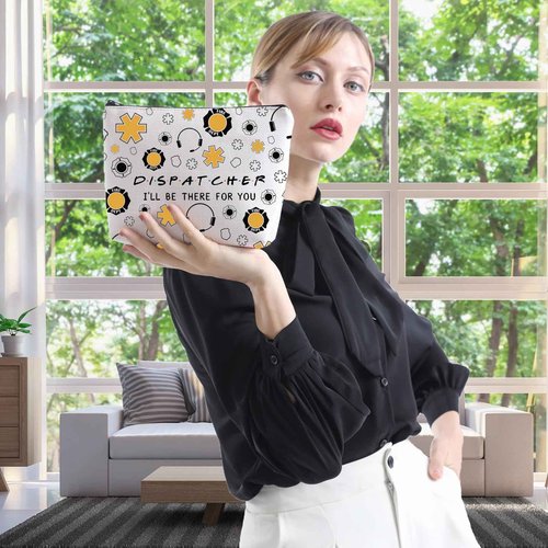 WCGXKO Dispatcher Gift Emergency Services Dispatcher Gift I'll Be There For You Zipper Pouch Makeup Bag (DISPATCHER)