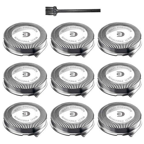 SH30 Replacement Heads for Phlips Norelco Electric Shaver Series 1000, 2000, 3000 and S738 Click and Style, SH30 Shaving Heads Easy Cut