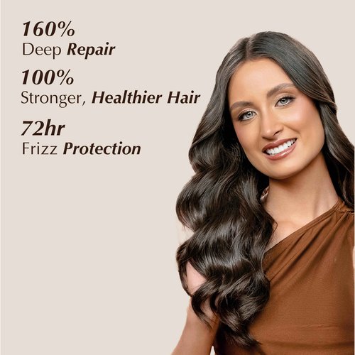 Rev320 320Pure Hair Mask for Damaged Hair 16oz, Mascarilla para el cabello, Deep Conditioning Mask for Dry, Frizzy, Color-Treated & Curly, Hydrating Treatment for Growth & Repair