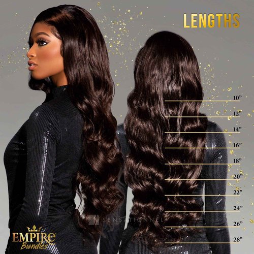 Sensationnel Empire bundles- body wave 10a tangle shed free human hair for weaving and sew in styles - 1 pack (16 inch, NATURAL/BLACK)