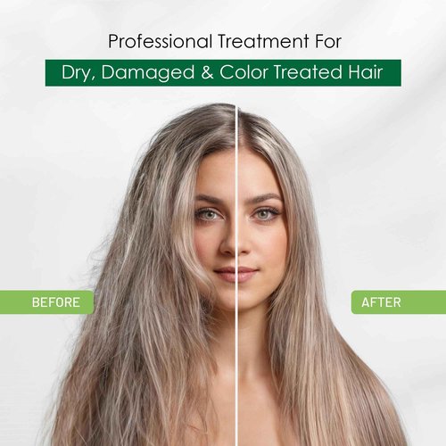 Herbishh Combo Hair Color Shampoo Black 500ml + Herbishh Argan Hair Mask 250gm