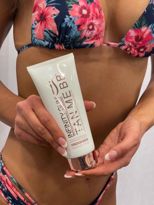 Infinity Sun, Tan Me BB, Self-Tanning BB Cream, Gradual Bronzing, Self-Tanning Lotion for Body, Natural Ingredients Sunless Tanning Lotion, Self Tanner Lotion for Fake Tan & TAN EXTENDER 7 Oz