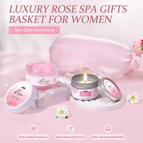 EIRNAY Gifts for Women Birthday Gift Baskets Home Spa Relaxing Self Care Gift for Woman Mom Her Sister Wife Auntie Care Package Thank You Gift Bridal Shower for Women Friendship Ideas