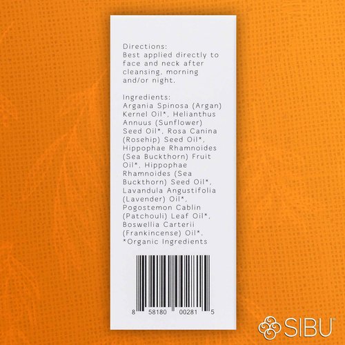 sibu LUXE Oil, Made with USDA Organic Essential Oils and Premium Himalayan Sea Buckthorn (1 oz) – Hydrates, Reduces Redness, and Soothes Irritated Skin