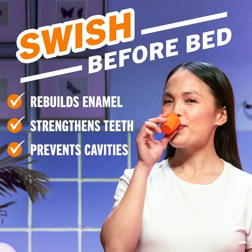 TheraBreath Overnight & Fresh Breath Mouthwash Bundle, Chamomile Mint & ICY Mint Flavors, 2 Packs of 16 fl oz, Fights Bad Breath 12 & 24 Hours