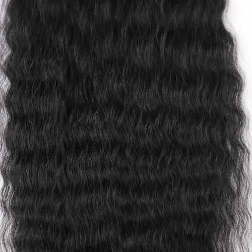WZVHAIR Super Wave Bulk Human Hair For Braiding No Weft 100g (1Pack-4PCS) Wet and Wavy Human Braiding Hair 100% Virgin Human Hair Super French Human Bulk Hair For Boho Braids (Super Bulk 16 Inch)