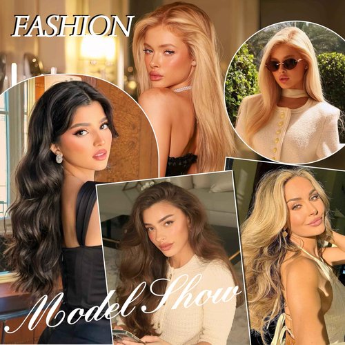 Clip in Hair Extensions Real Human Hair, 16 inch 90g, Balayage Invisible Remy Human hair Clip in Extensions for Women Seamless Straight 8Pcs Double Weft Natural Black